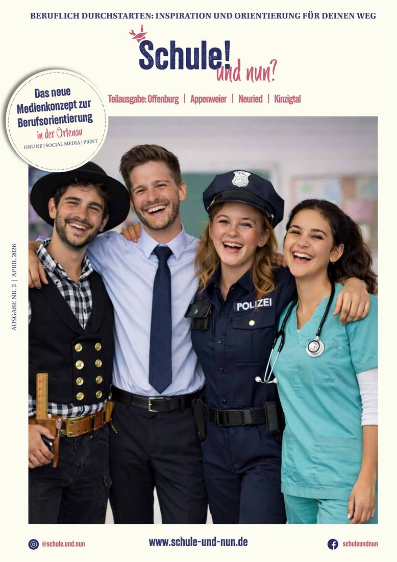 Titelseite Schule! und nun? Ausgabe 2, April 2026